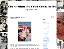 Tablet Screenshot of channelingthefoodcriticinme.com